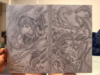 Demon slayer drawing