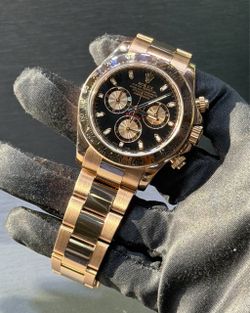 : 116505 Daytona 40mm Rose Gold Black Dial  🔸watch only 🔸2 big links screws