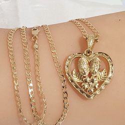 Virgen Heart Necklace