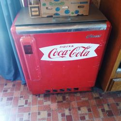Vintage coke machine