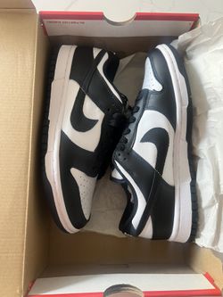 Pandas Dunks Black White 8w 6.5M