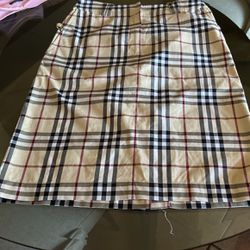 burrberry womens skirt