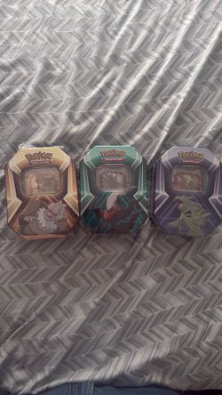 Pokémon tins sealed