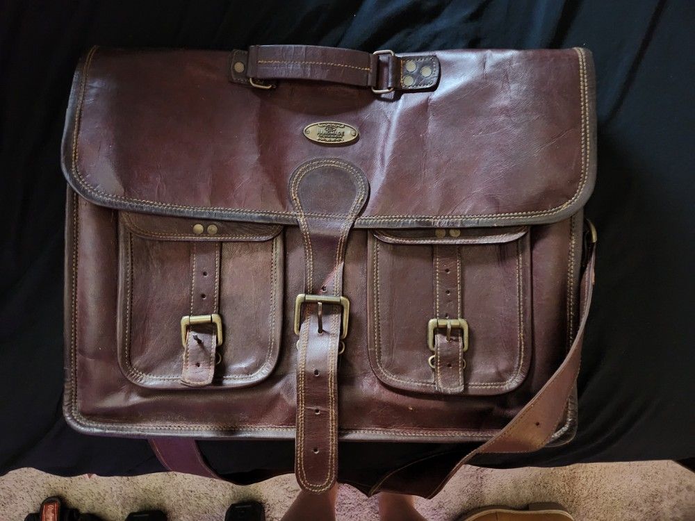 Handmade Leather Computer Bag
