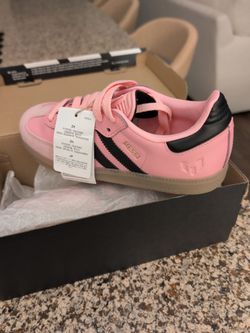 Adidas Samba Messi Pink Sneakers