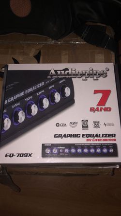 Audiopipe EQ-709X 7-Band Graphic in-Dash Equalizer
