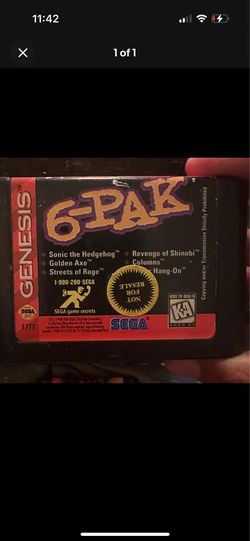 SEGA Genesis 6-Pak Compilation (Sega Genesis) Game Cartridge NTSC-U/C