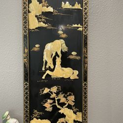Four Large Pictures Beautiful and carved