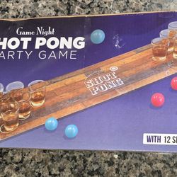 New Tabletop Shot Pong Game