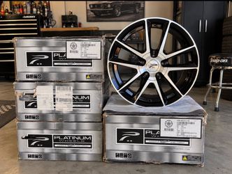 BRAND NEW 18” Platinum Gemini Wheels – Set of 4 – 5x112 / 5x120 OBO
