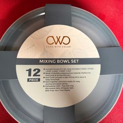 12 piece nesting bowls BPA free