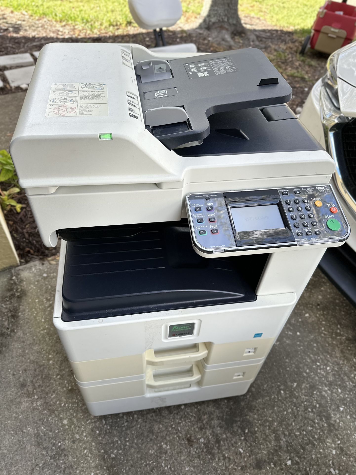 Kyocera FS-C8520MFP Color Printer/Copier/Scanner, Used, Low Meter, 20 ppm