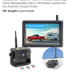 Yakry DigitalWireless Backup Camera Monitor Kit
BRAND NEW
AMAZON PICTURE IS SIMILAR, COULDN'T Finf the exact one on Amazon 