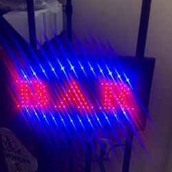 Bar LED Decor sign.
