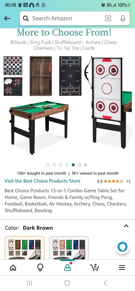 13 In 1 combo Game Table