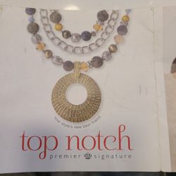 Premier Design Jewlery TOP NOTCH signature Necklace 