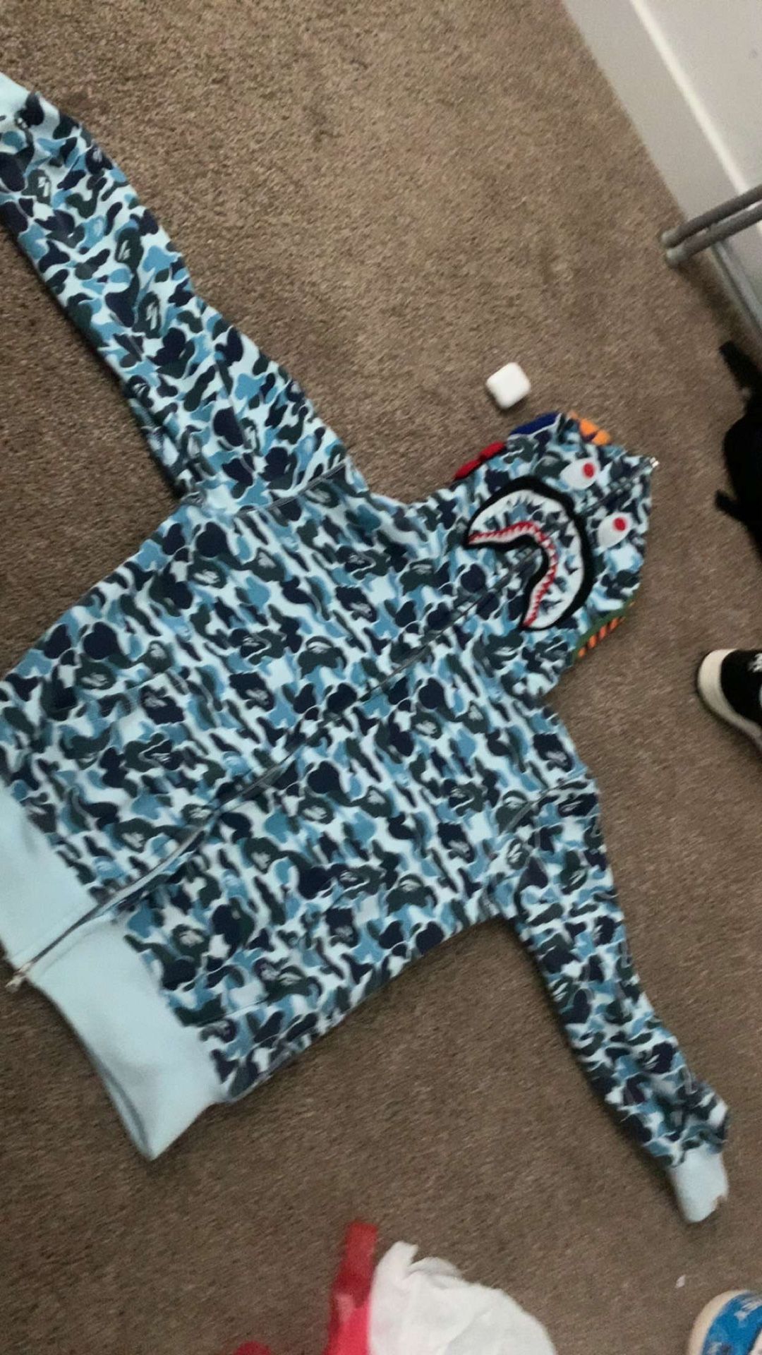 Blue Bape Hoodie (fake)