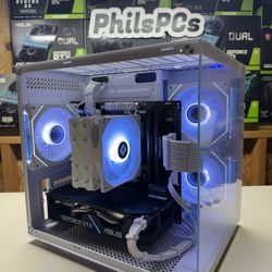 GTX 1660 Super Gaming PC - Ryzen 5 5500 • 1TB NVMe • White Fish-Tank Case • WiFi