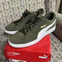 Men’s Puma Shoes 11.5 Olive Green 