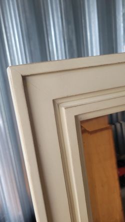 Large Mirror With Solid Wood Frame
