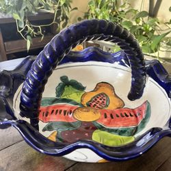 Ceramic Fruit Basket
