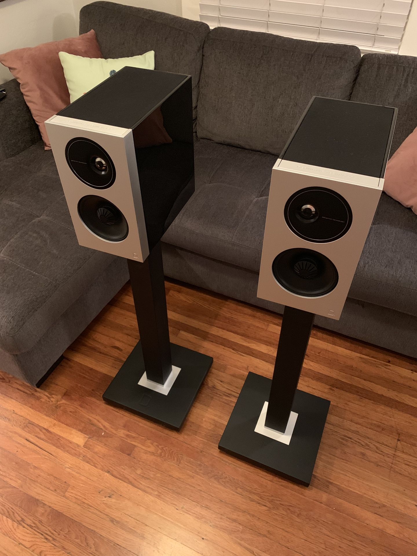 Definitive Technology Demand D9 Bookshelf Speakers & ST1 Stands