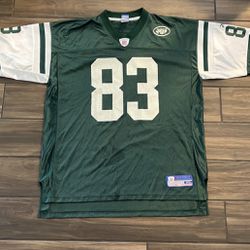 Jets Santana Moss rebook nfl jersey stitched XL