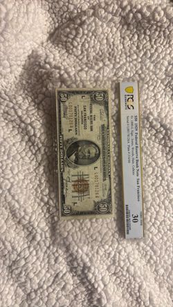 1929 $50 fed seal misaligned $180