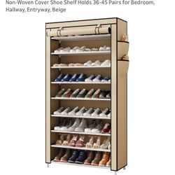 9 Tier Shoe Rack With Cover👟👠