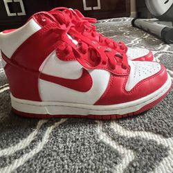 Dunk High 'Championship Red' Women Size 6y. Tennis Zapatos Para Miner