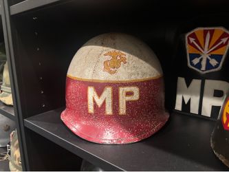 USMC military police M1 helmet