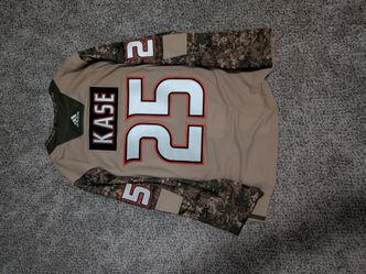 Anaheim ducks military salute jersey