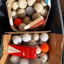 GOLF BALLS #338(three Hundred And Thirty Eight) In Total, Yes Counted Each One.