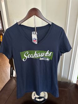 NFL Seattle Seahawks woman's V-Neck T-Shirt