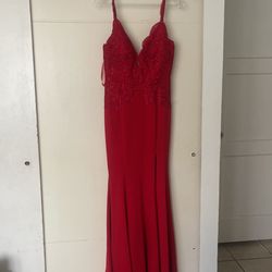 Red Long Dress