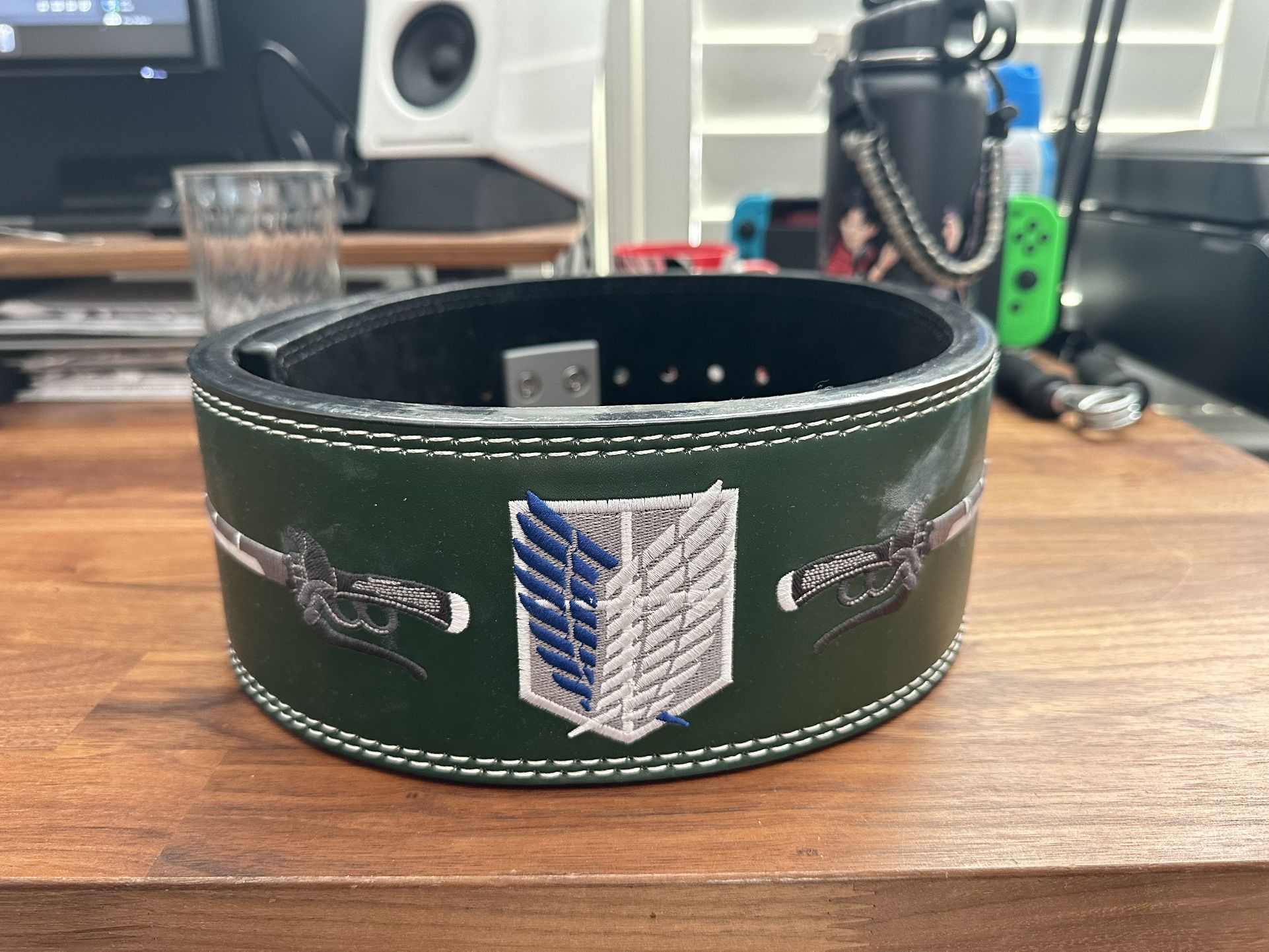 Village hidden In Iron Aot Lever Belt Medium