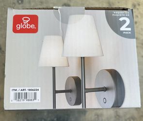 Globe Rechargeable Sconces