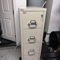 Korden 4 Drawer Legal Fireproof File Cabinet With Key