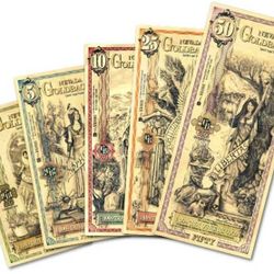 Gold Back Different Denominations