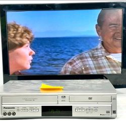 Panasonic PV-D4734S DVD/VHS Combo Player VCR Recorder, Only VCR Working,