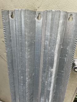 HURRICANE SHUTTERS METAL 15” X 57” 6 PCS - $8 EACH 