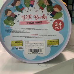 BATH BOMBS 34 Piece Set