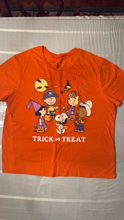 Peanuts Halloween Trick or Treat T-Shirt XL