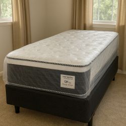 Brand New 14” Pillow Top Twin Size Mattress – Great Price, Top Quality & Fast Same-Day Delivery 🚛 All Sizes Available!