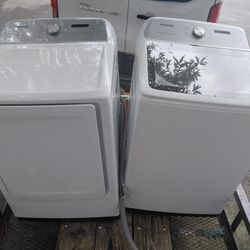 The Samsung Active WaterJet washer and dryer set 