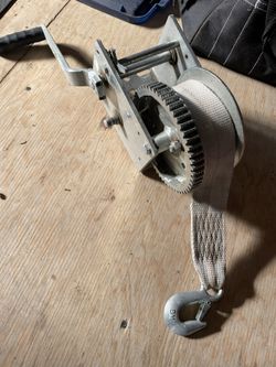 Heavy Duty Trailer Winch And Strap