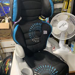 Booster Seat  Normal Wear/tear   Back Comes Off Too  
