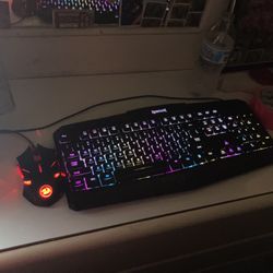 Red Dragon Keyboard N Mouse 