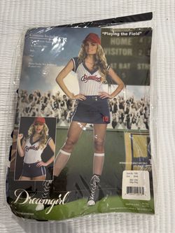 Dreamgirl Playing the Field Baseball Costume Small