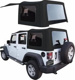 NEW 2018-2026 Jeep Wrangler JL 4 Door Mopar Soft Top (contact info removed)5AB Complete Kit